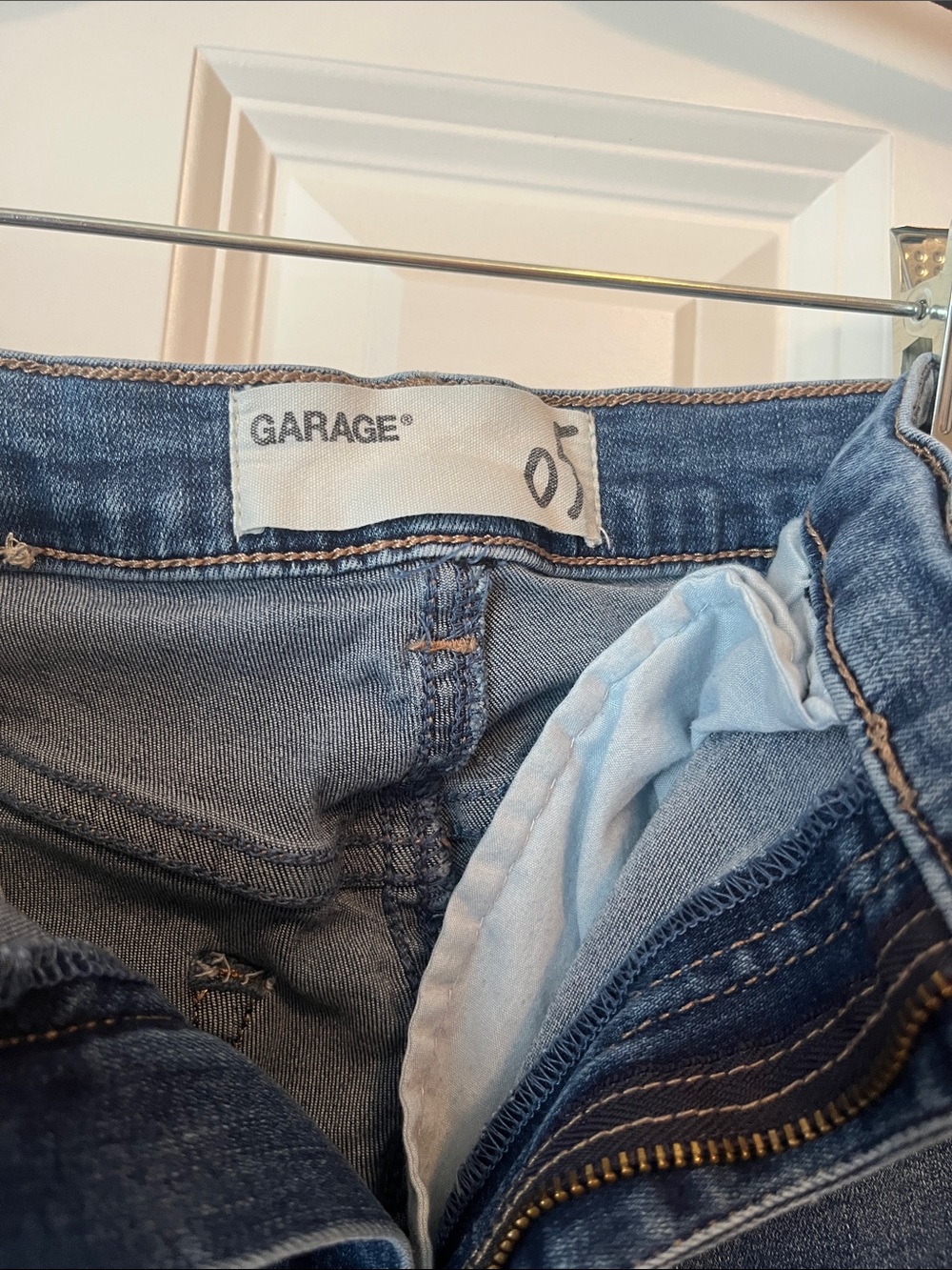 Garage Medium Wash Blue Denim Jeans